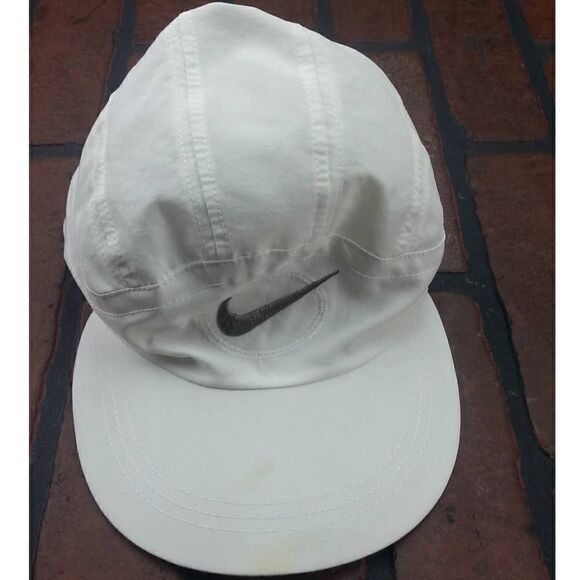 Vintage Nike 6 Panel Center Swoosh Running Hat‎ - Picture 1 of 3